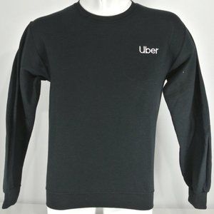 UBER Tech Company Employee Uniform Sweatshirt Black Size L NWT